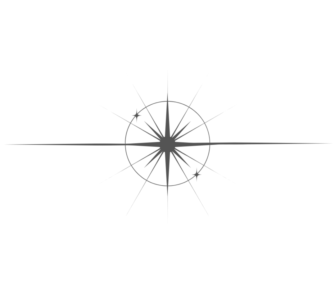 Journaling For brand logo – compass symbol representing clarity, guidance, and emotional direction.”